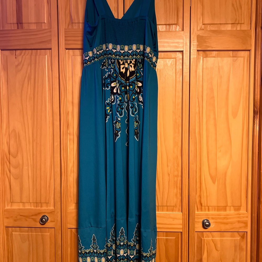 INC maxi dress with silver studs